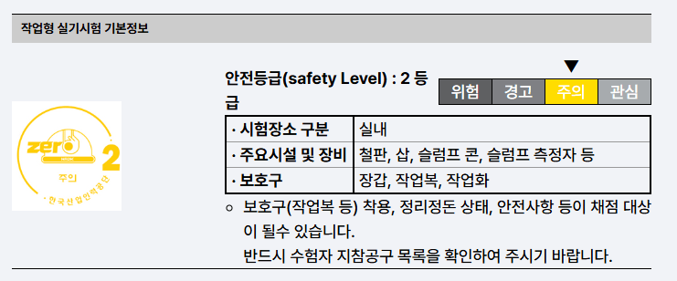 안전등급 2등급에 대한 기초정보와 안전요구 사항이 포함된 문서