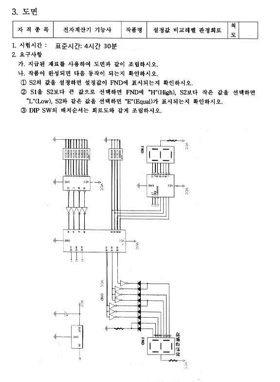 전기 계측기 기능을 위한 회로 다이어그램, 실험 준비 시간과 요구 사항 포함.