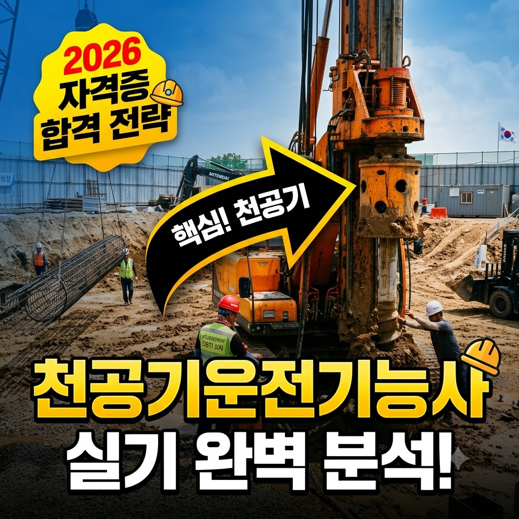 건설 현장에서 기계로 작업하는 모습, 작업자들이 철근과 장비를 사용하는 장면