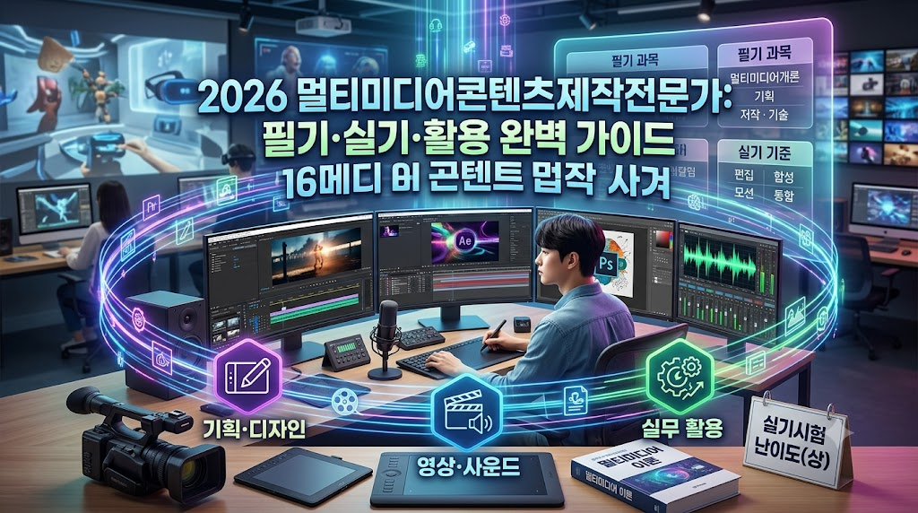 2026 멀티미디어 콘텐츠 제작 전문가 가이드